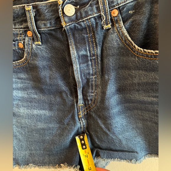 Levi’s ribcage denim shorts sz28 - Picture 4 of 4